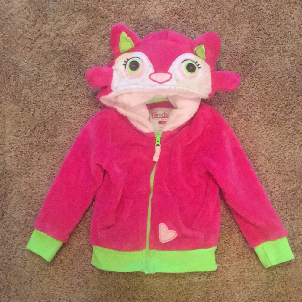 “Critter” zip up jacket